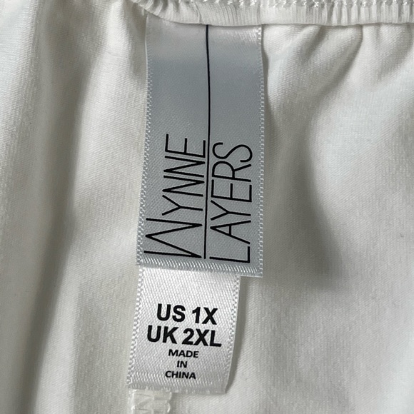 NWT WynneLayers  Pants With Pockets White 1X - Picture 5 of 14